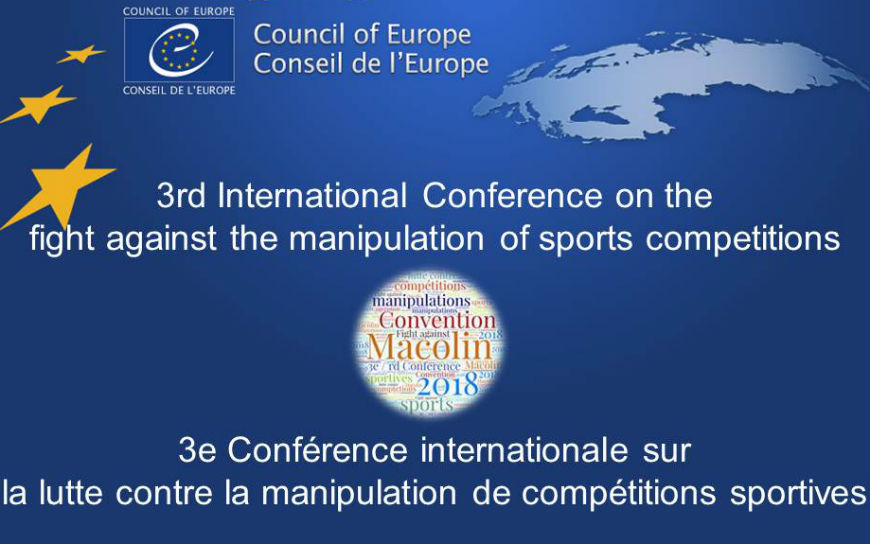 3rd International Conference on the fight against the manipulation of sports competitions