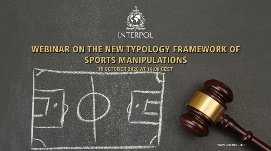INTERPOL / CoE webinar on the new typology of sports manipulations