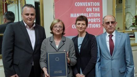 Albania, Austria and Slovenia signed the Convention on Manipulation of Sports Competitions (CETS215)