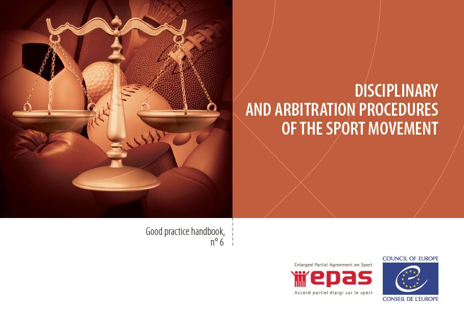 Disciplinary and arbitration procedures of the sport movement