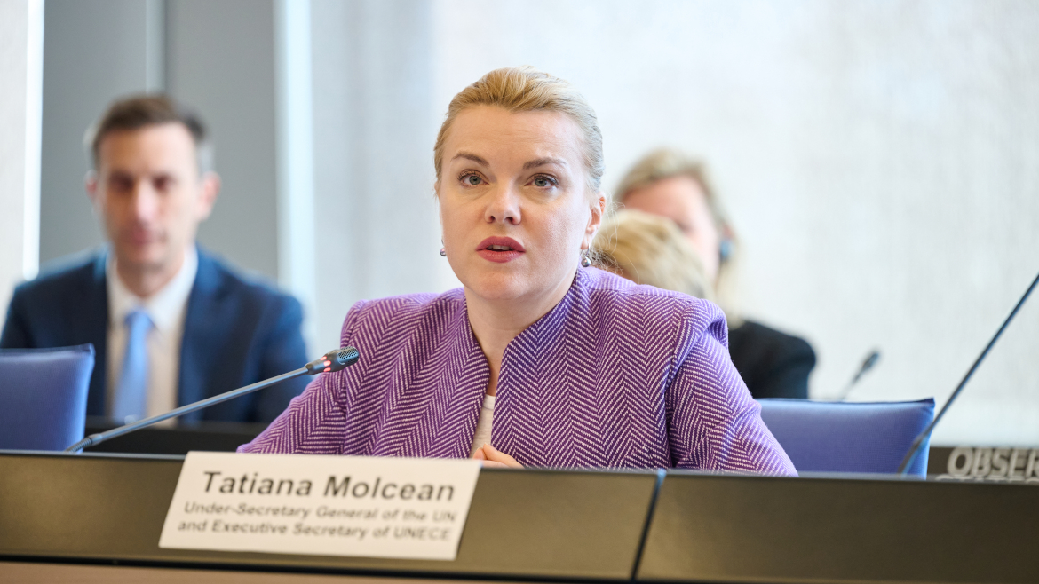 Tatiana Molcean, Under-Secretary General of the UN and Executive Secretary of United Nations Economic Commission for Europe (UNECE)