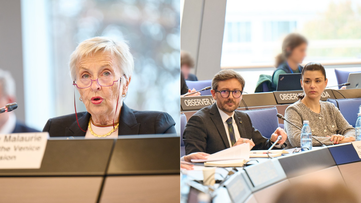 De gauche à droite : Mme Claire Bazy Malaurie, M. Nicola Muccioli, Mme Elisa de Anda Madrazo
