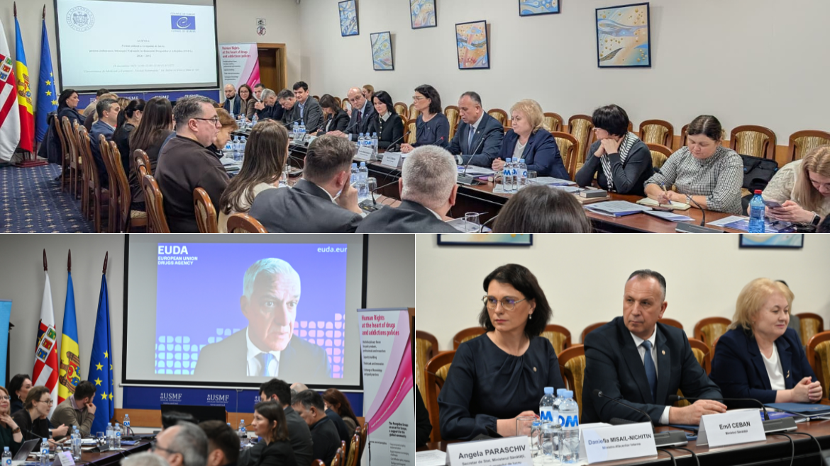 Council of Europe supports the Republic of Moldova in aligning national drugs and addictions policy with European standards
