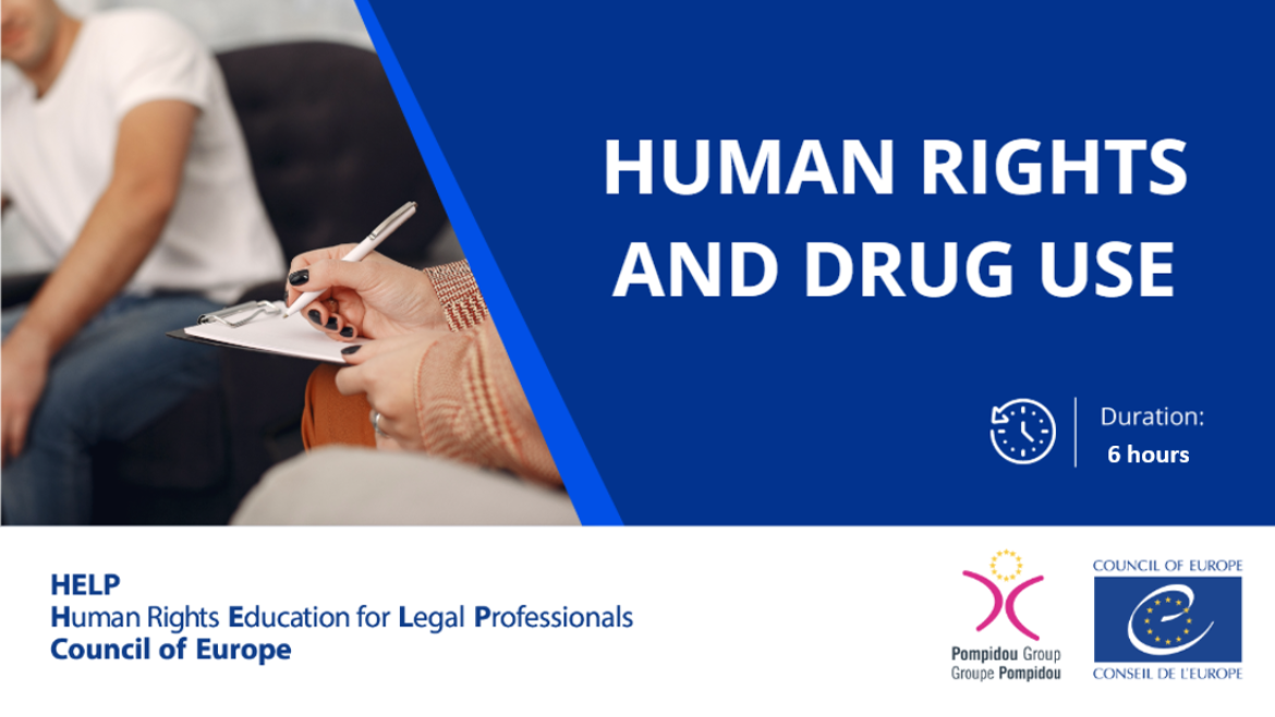 The Pompidou Group launched its online course on human rights and drug use
