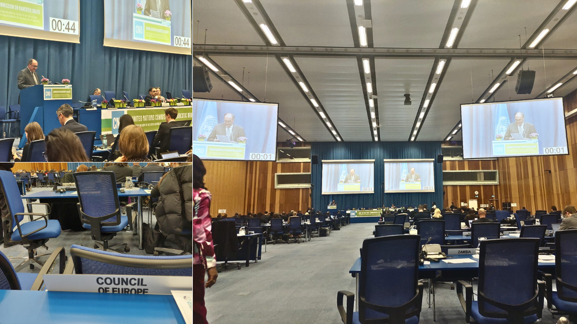 Le Conseil de l'Europe appelle à renforcer la coopération et à adopter des politiques en matière de drogues équilibrées à l’occasion de la 69e session de la CND