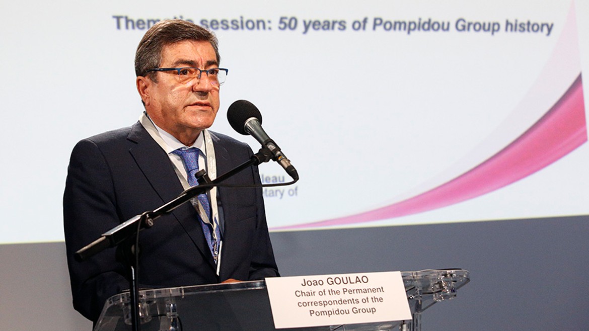 João Castel-Branco Goulão, President of the Pompidou Group’s Permanent Correspondents (© Council of Europe/Sylvie Dupic)