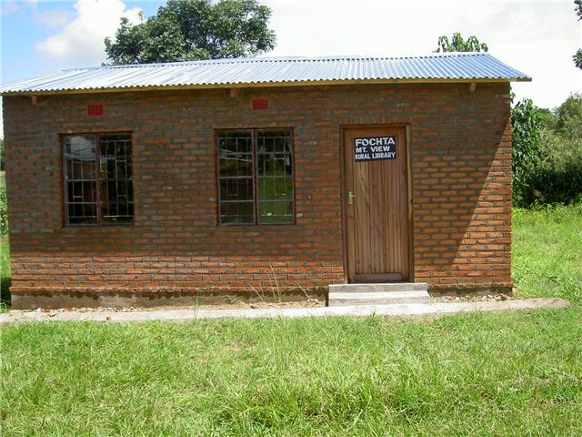 Bibliothèque rurale terminée