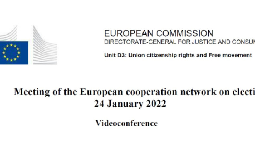 European cooperation network on elections - Videoconference - Venice ...
