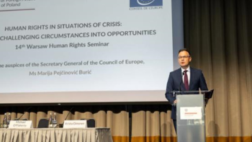 14e séminaire de Varsovie sur les droits de l'homme : « Les droits de l'homme dans les situations de crise »