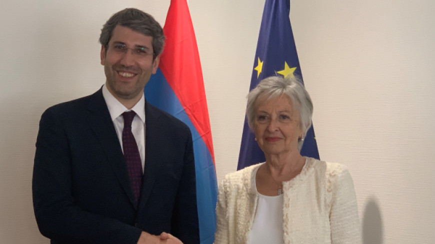 Venice Commission President, Ms Claire Bazy Malaurie, Holds Meeting with Armenian Minister of Justice, Mr Grigor Minasyan