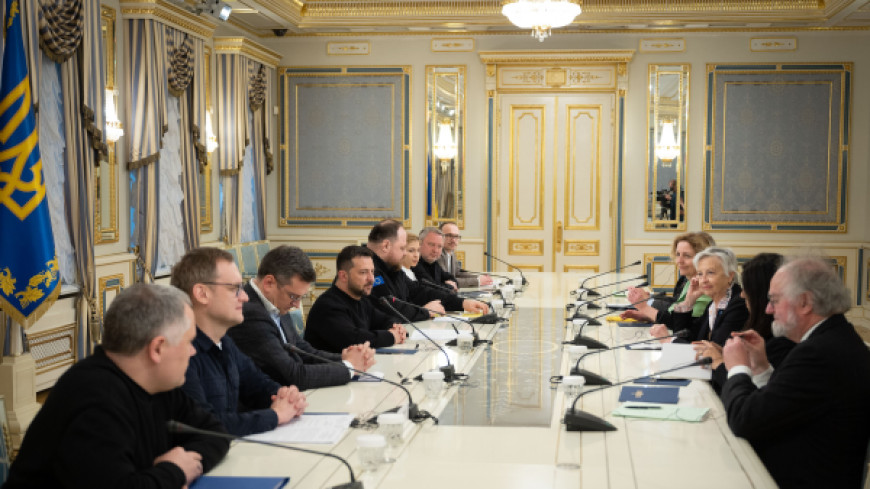 UKRAINE - La Présidente de la Commission de Venise rencontre le Président de l'Ukraine