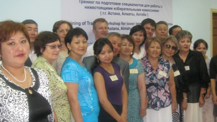 Kazakhstan - Training of Trainers’ for electoral commissions of Kazakhstan&nbsp;&nbsp;