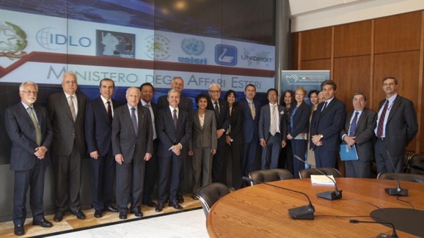 Italie - Réunion des organisations juridiques internationales basées en Italie