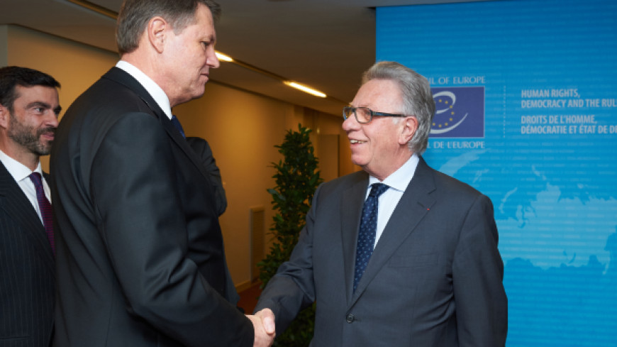 Romania - President's visit to the Council of Europe