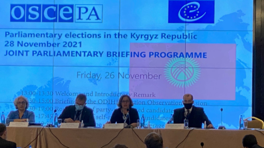 KYRGYZSTAN – parliamentary elections – legal assistance to the PACE election observation mission