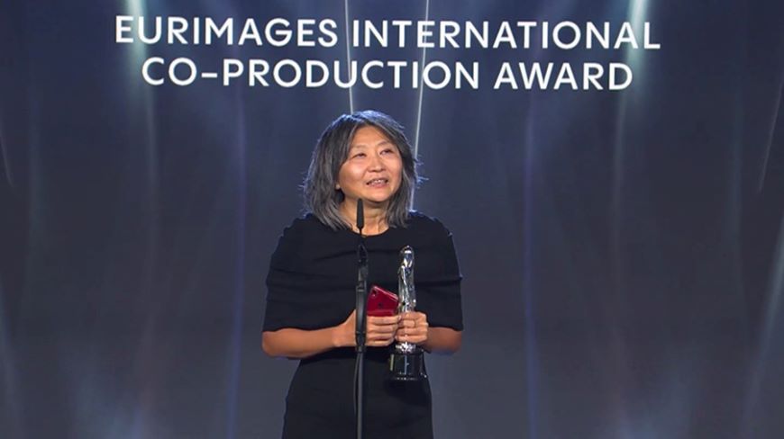 And the Eurimages International Co-Production Award goes to…Uljana Kim!
