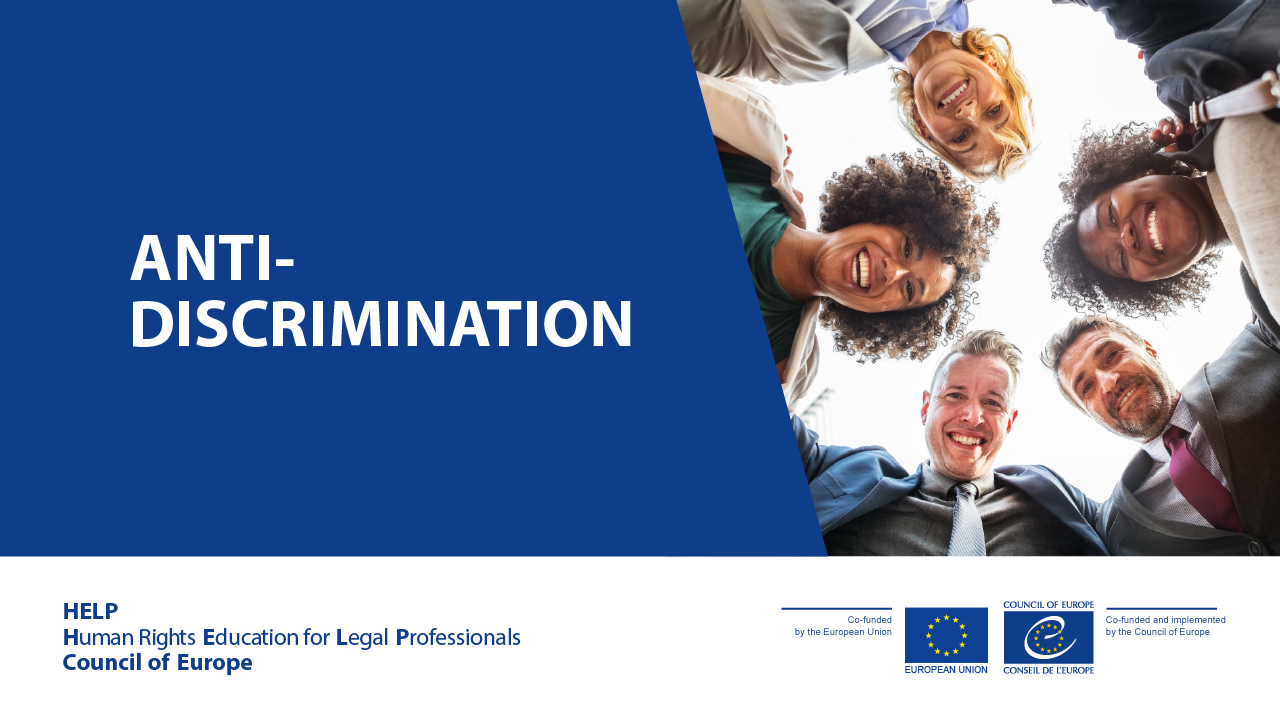 HELP course on Anti-discrimination