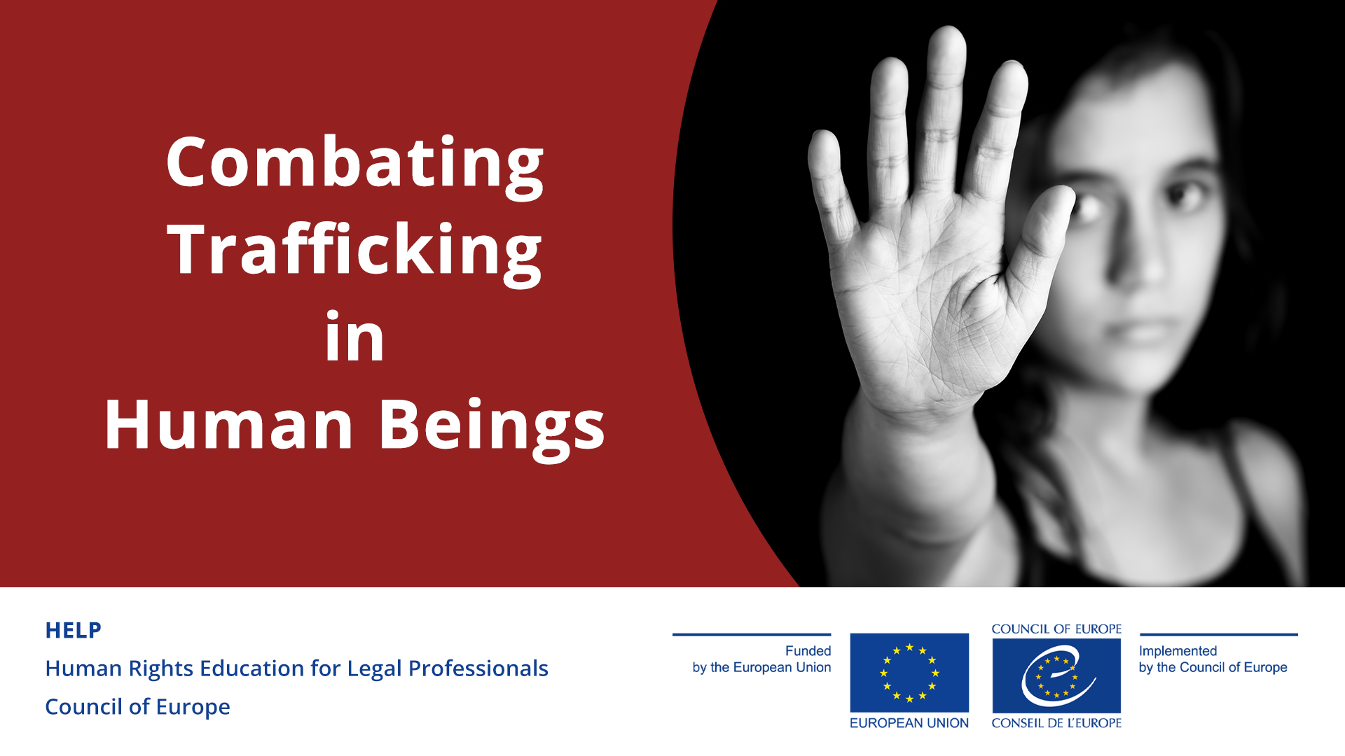 HELP course on Combating Trafficking in Human Beings