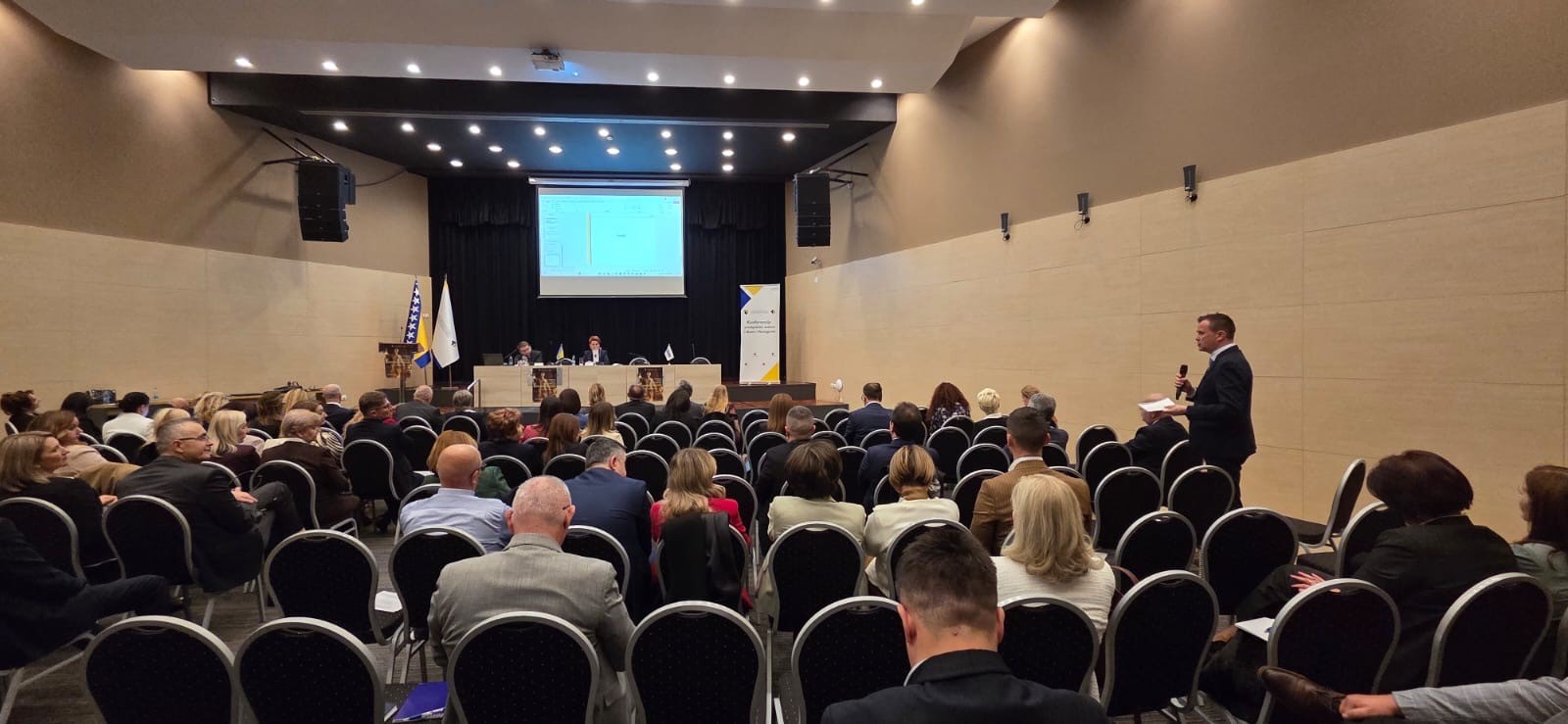 Panel dédié à la CEPEJ lors de la Conférence des présidents de tribunaux en Bosnie-Herzégovine
