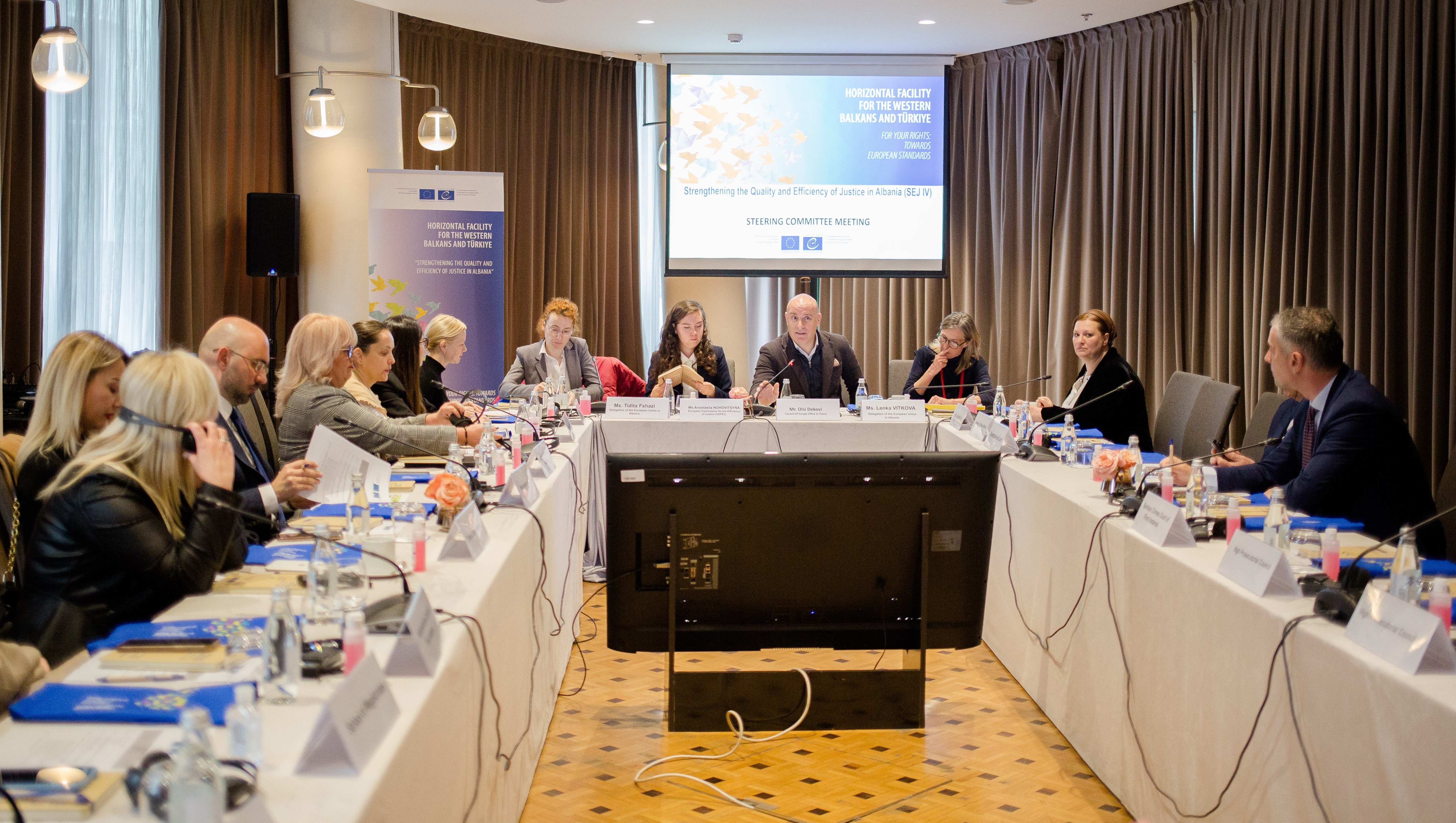 1st Steering Committee Meeting of the new phase of the CEPEJ cooperation project in Albania