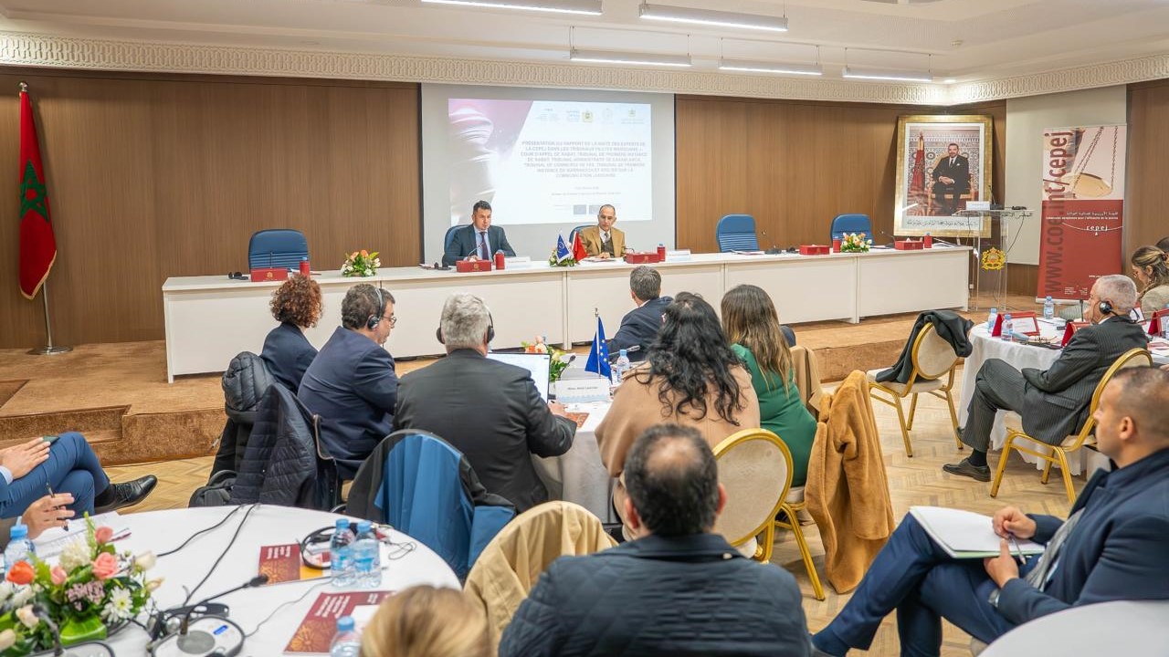Rencontre de la CEPEJ avec les tribunaux pilotes marocains : présentation du rapport des visites et perspectives d’accompagnement