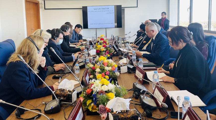 Visite des experts de la CEPEJ dans les tribunaux pilotes marocains