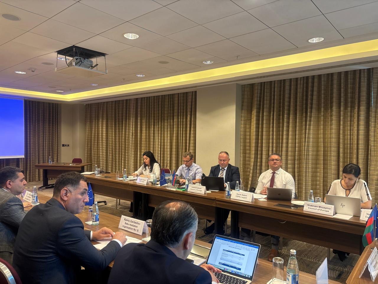 CEPEJ evaluates the development of mediation in Azerbaijan