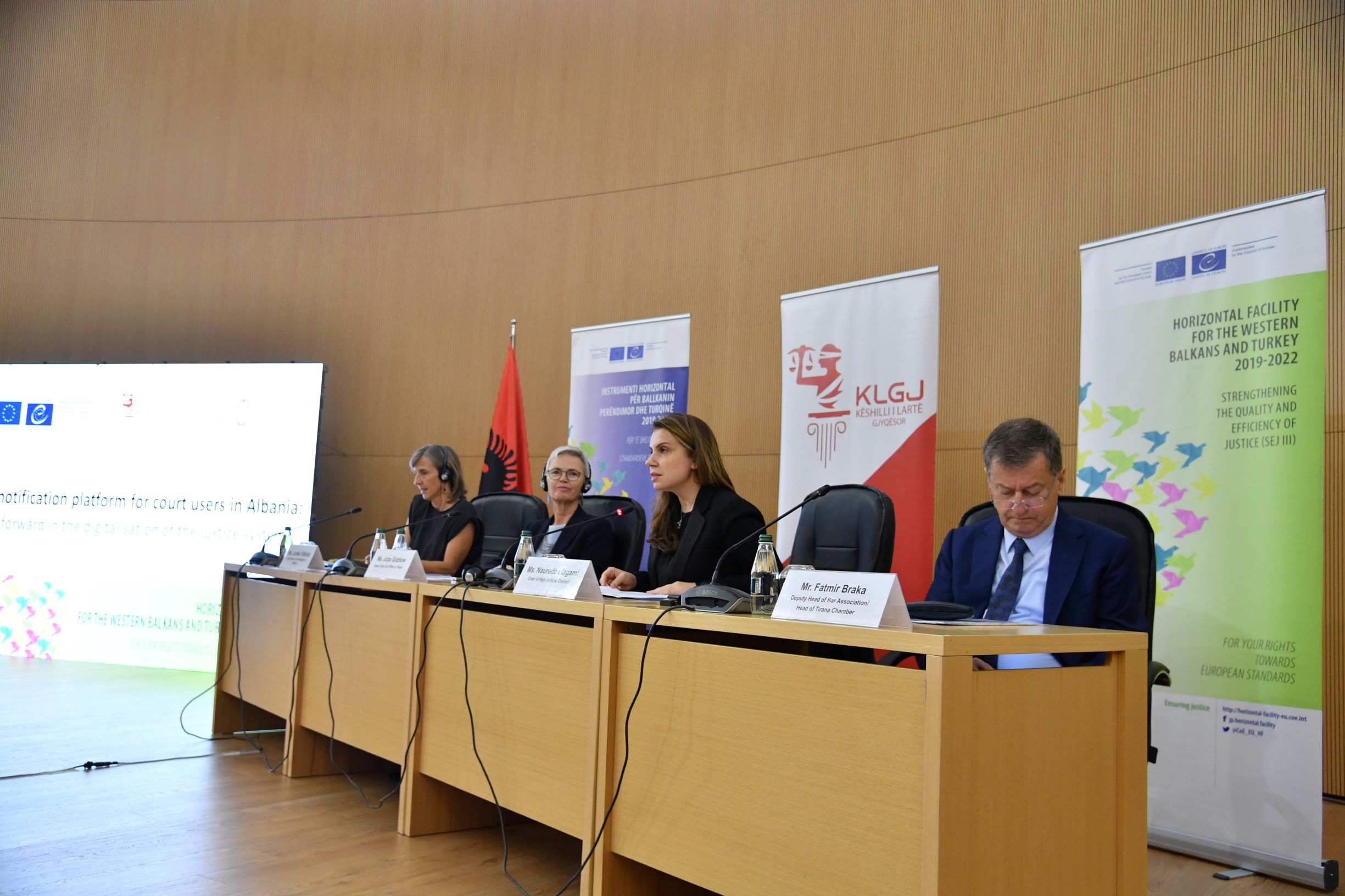 Launch of the first online notification platform in Albania