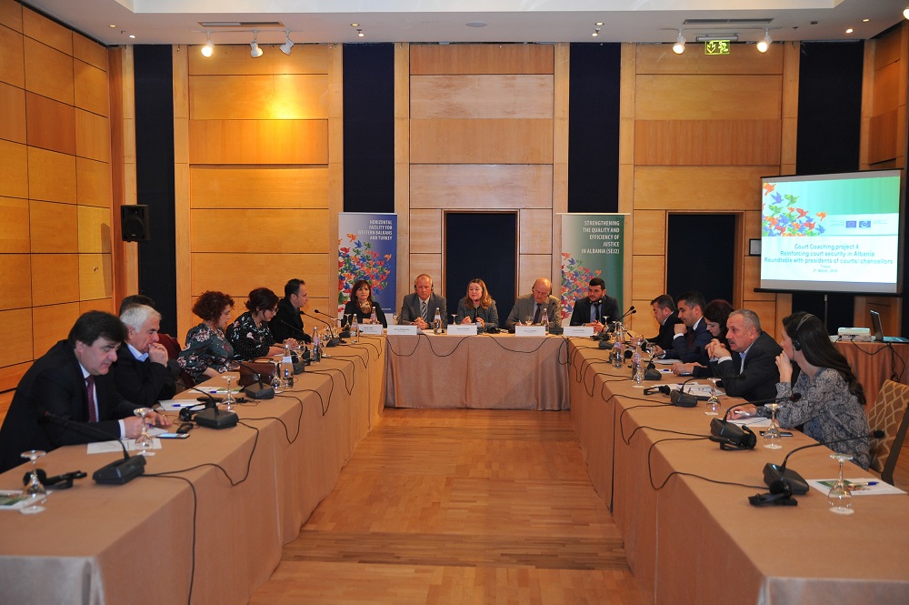 Court coaching project in Albania to reinforce court safety and security