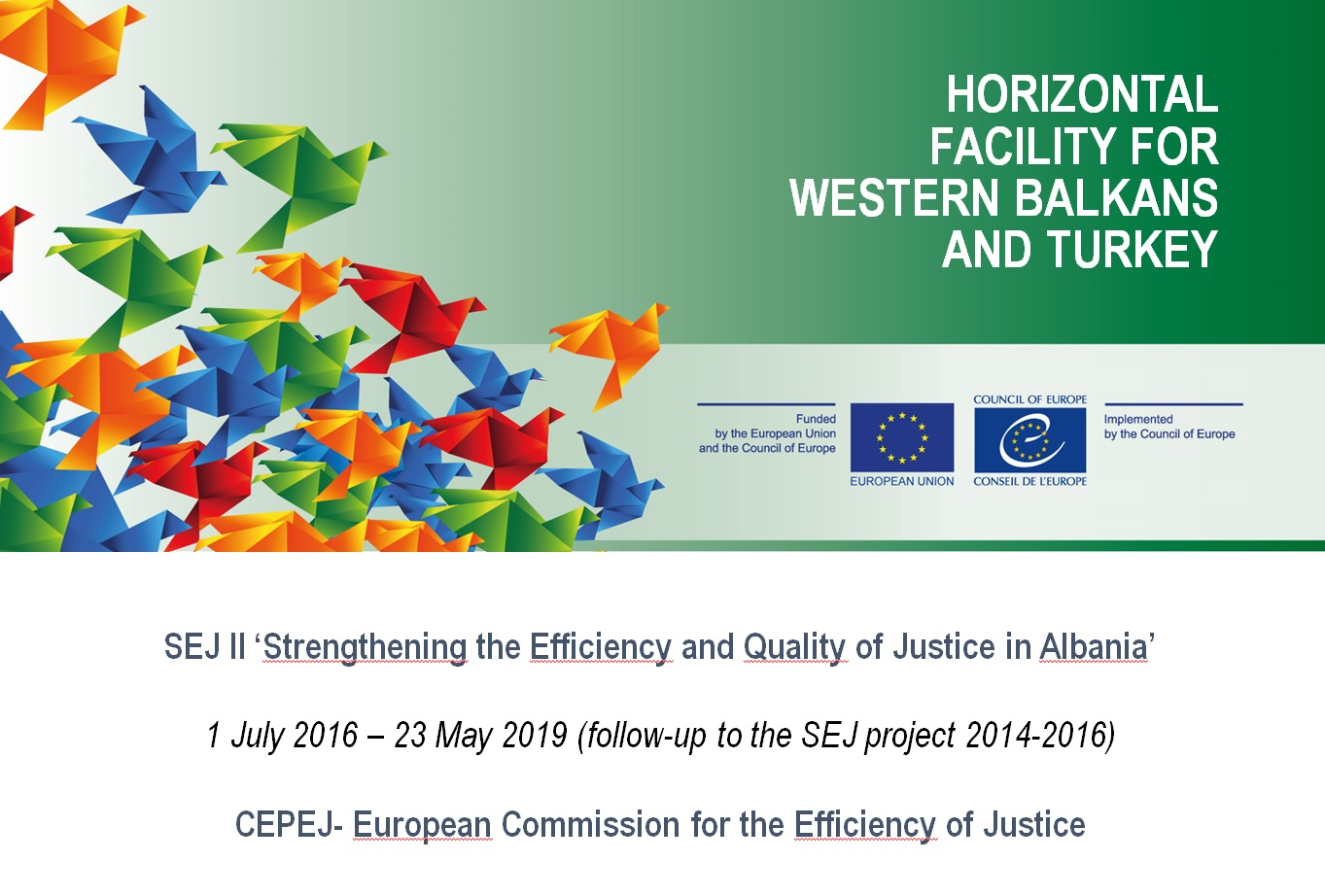 Third Meeting of the Horizontal Facility Steering Committee for Albania
