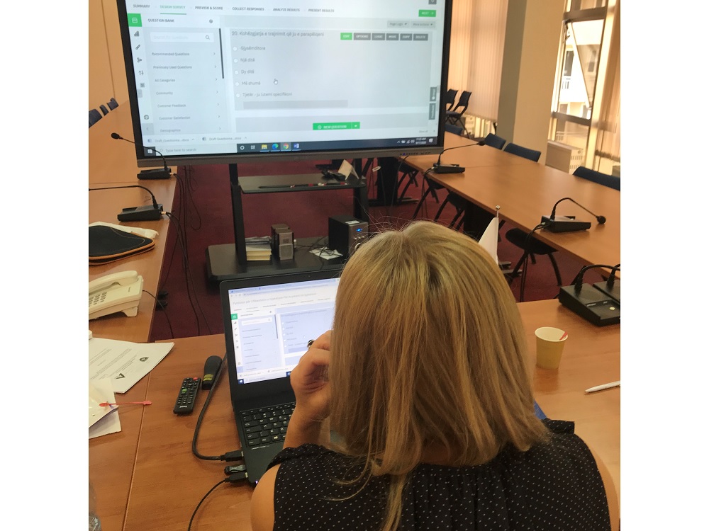 The Justice Academy in Kosovo* gets started with online survey on court efficiency
