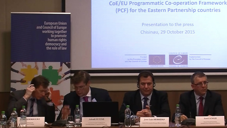 Réunion du Comité de pilotage du Projet de coopération et Table ronde en République de Moldova