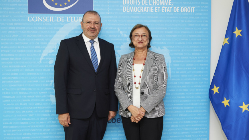 The Secretary General of the Ministry of Justice of Morocco met the Deputy Secretary General of the Council of Europe