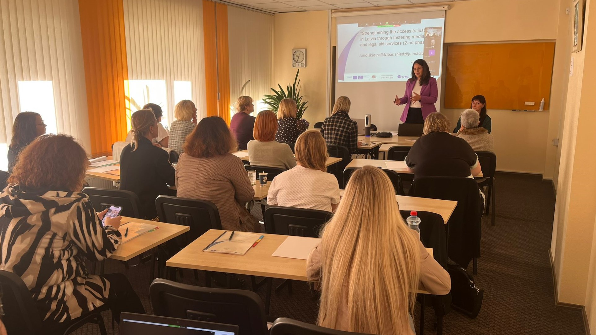 Formation organisée dans le cadre d’un projet pilote sur l'aide juridique en Lettonie : formation pour les prestataires