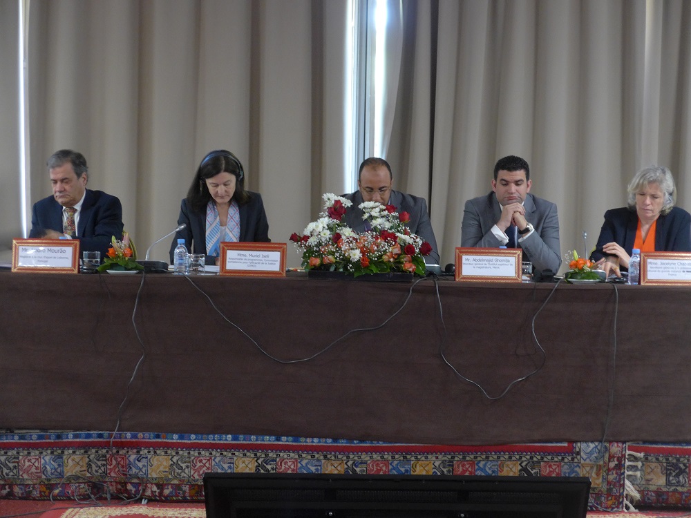The CEPEJ organised training for the administrative managers of Moroccan courts