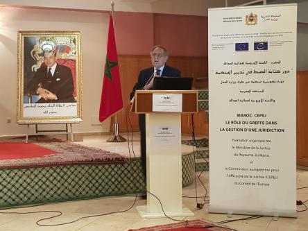 On 3-4 May 2018, in Fez, the European Commission for the Efficiency of Justice of the Council of Europe is organising a second training session for Moroccan court registrars in the framework of the programme to support the justice sector reform in Morocco funded by the European Union