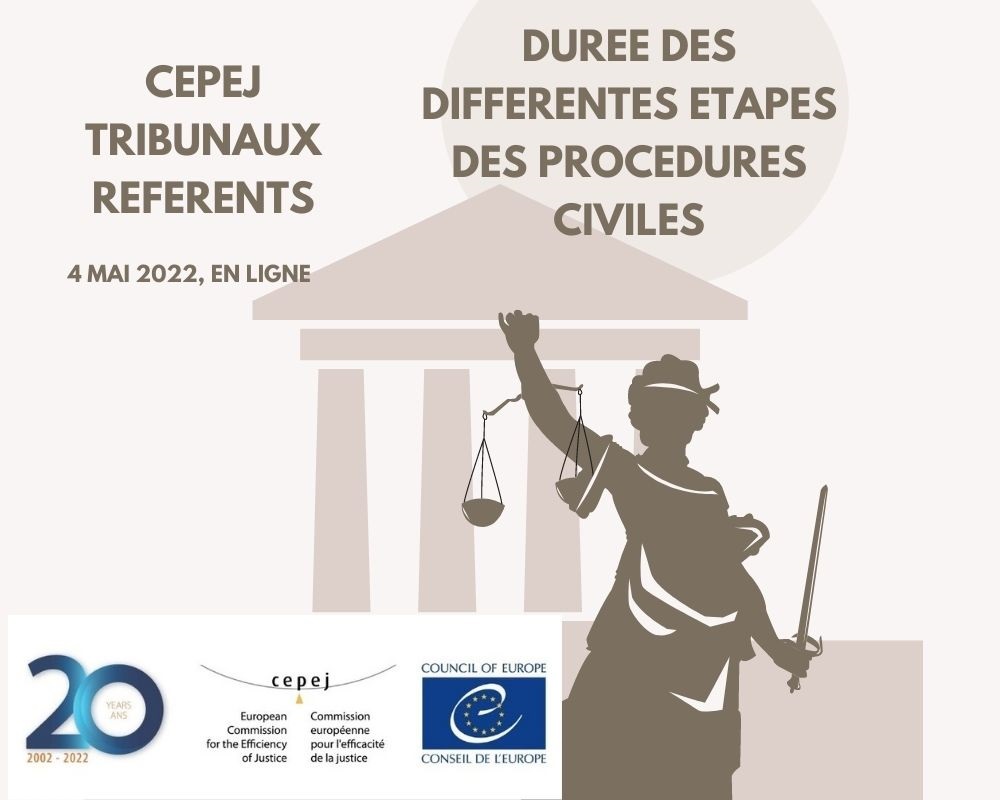 Un outil sur la durée des différentes étapes des procédures civiles au programme d’une réunion ad hoc des tribunaux pilotes de la CEPEJ