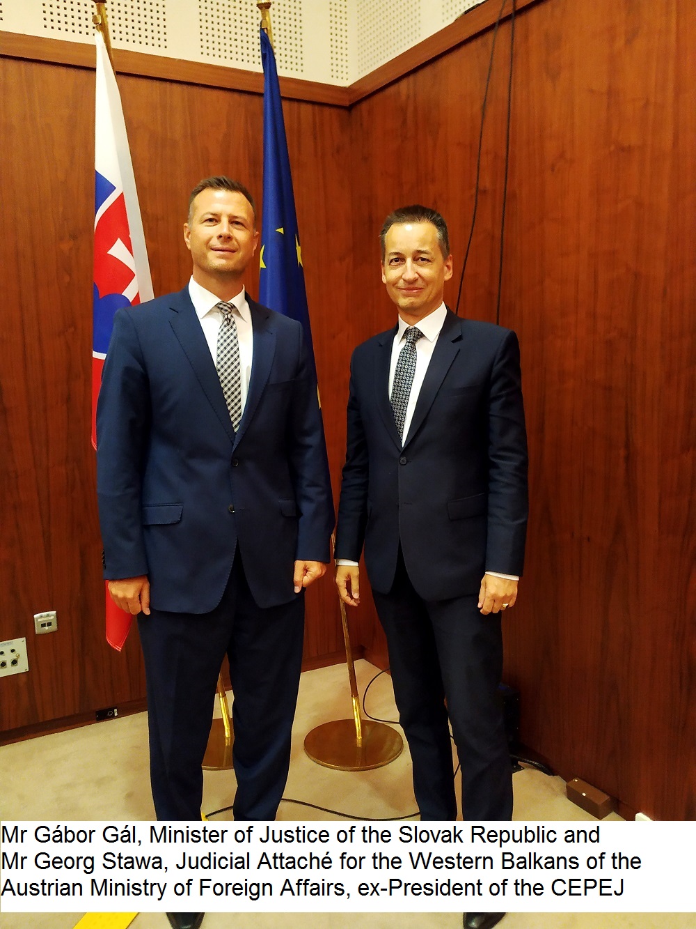 La Commission européenne pour l'efficacité de la justice (CEPEJ) et le Ministère de la Justice de la République slovaque clôturent concluent le projet 