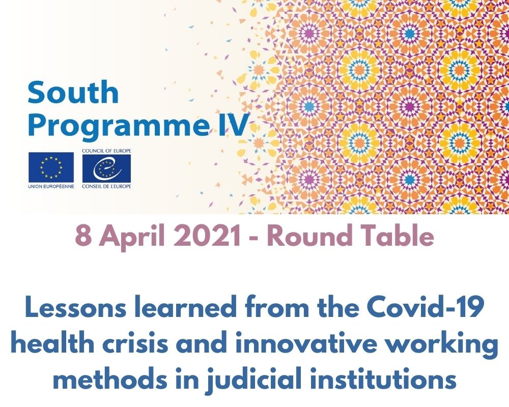 Lessons learned from the Covid-19 health crisis and innovative working methods in judicial institutions