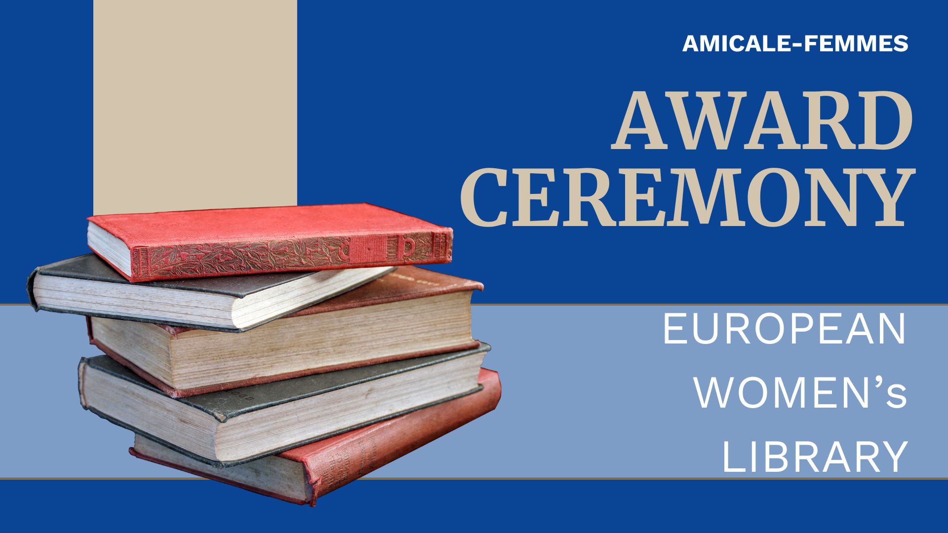 Cérémonie de remise des prix du concours littéraire de la Bibliothèque Européenne des Femmes