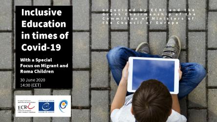 ECRI webinar on Inclusive Education in Times of Covid-19