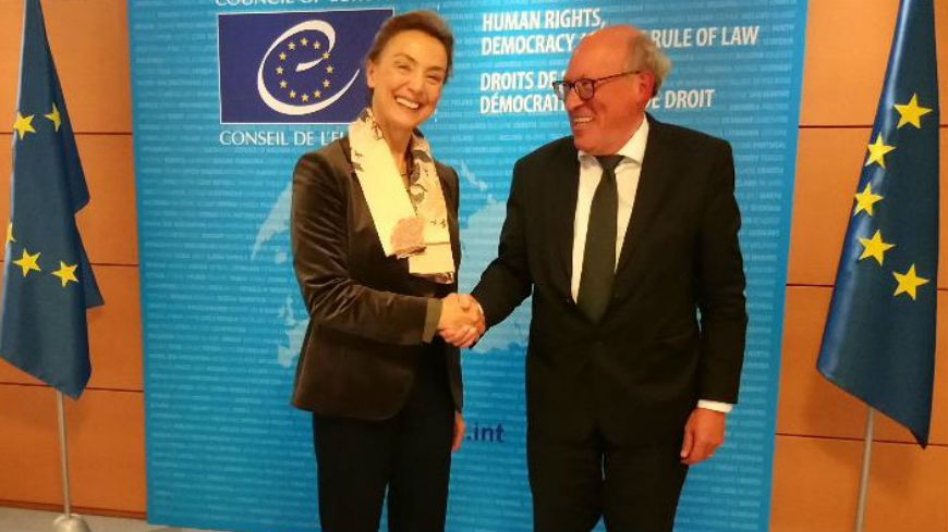 Le Président de l’ECRI rencontre la Secrétaire Générale du Conseil de l’Europe