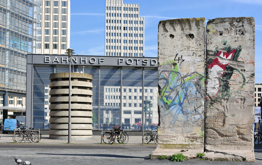 Berlin Wall at Potsdamer Platz / Shutterstock.com