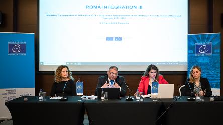 Atelier sur le plan d'action 2024 - 2025 pour la mise en œuvre de la stratégie d'inclusion sociale des Roms et des Egyptiens 2021-2025 au Monténégro