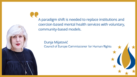 A paradigm shift is needed towards a human-rights approach to mental health care