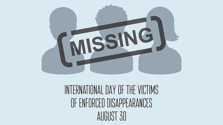 European states must no longer procrastinate on the duty to establish the truth concerning missing persons