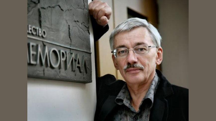 Human rights defender Oleg Orlov, one of the leaders of Russian human rights group Memorial