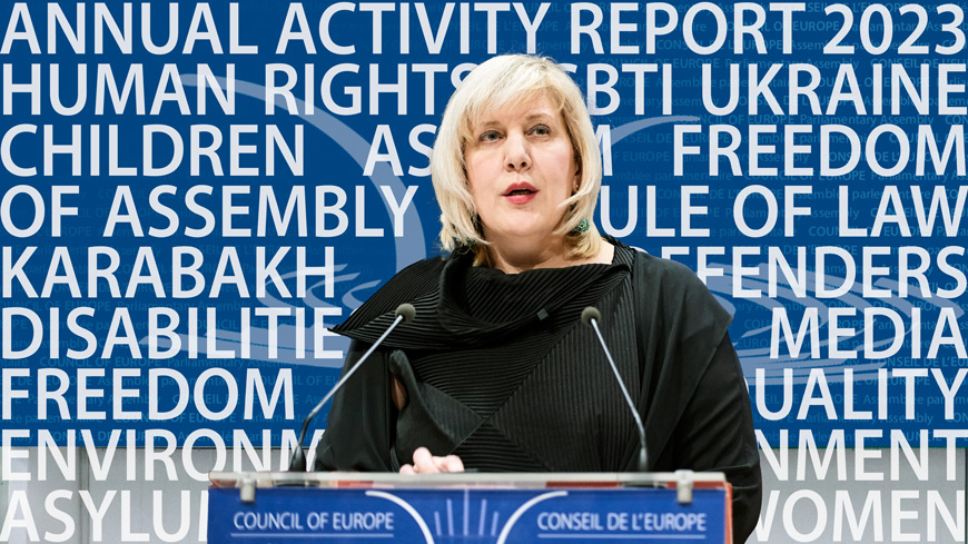 Annual Report 2023: Commissioner Mijatović calls for determined and collective efforts to regain lost ground and advance human rights