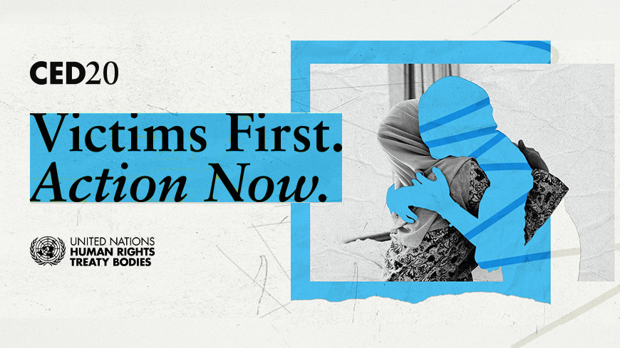 Victims first: Commissioner for Human Rights supports action on enforced disappearances