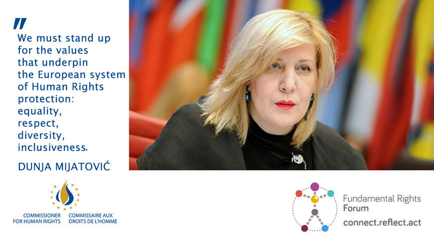 Commissioner’s message for the Fundamental Rights Forum 2018